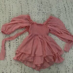 HYFVE Pink babydoll dress, size S.